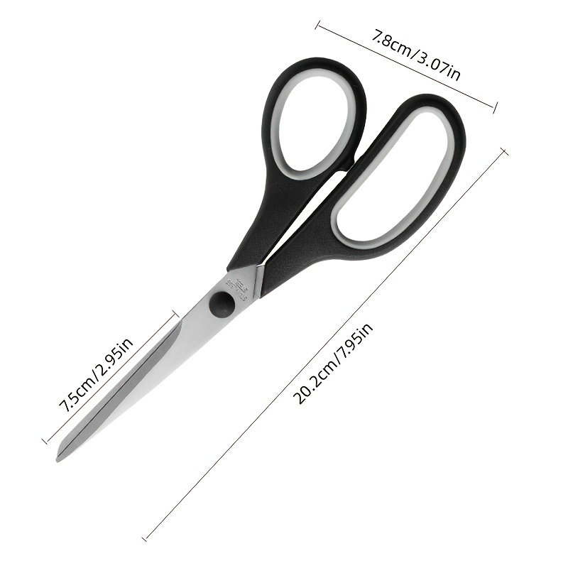 7.5 Stainless Steel Good Quality Scissors For Crafts Sewing School Sharp  Blade