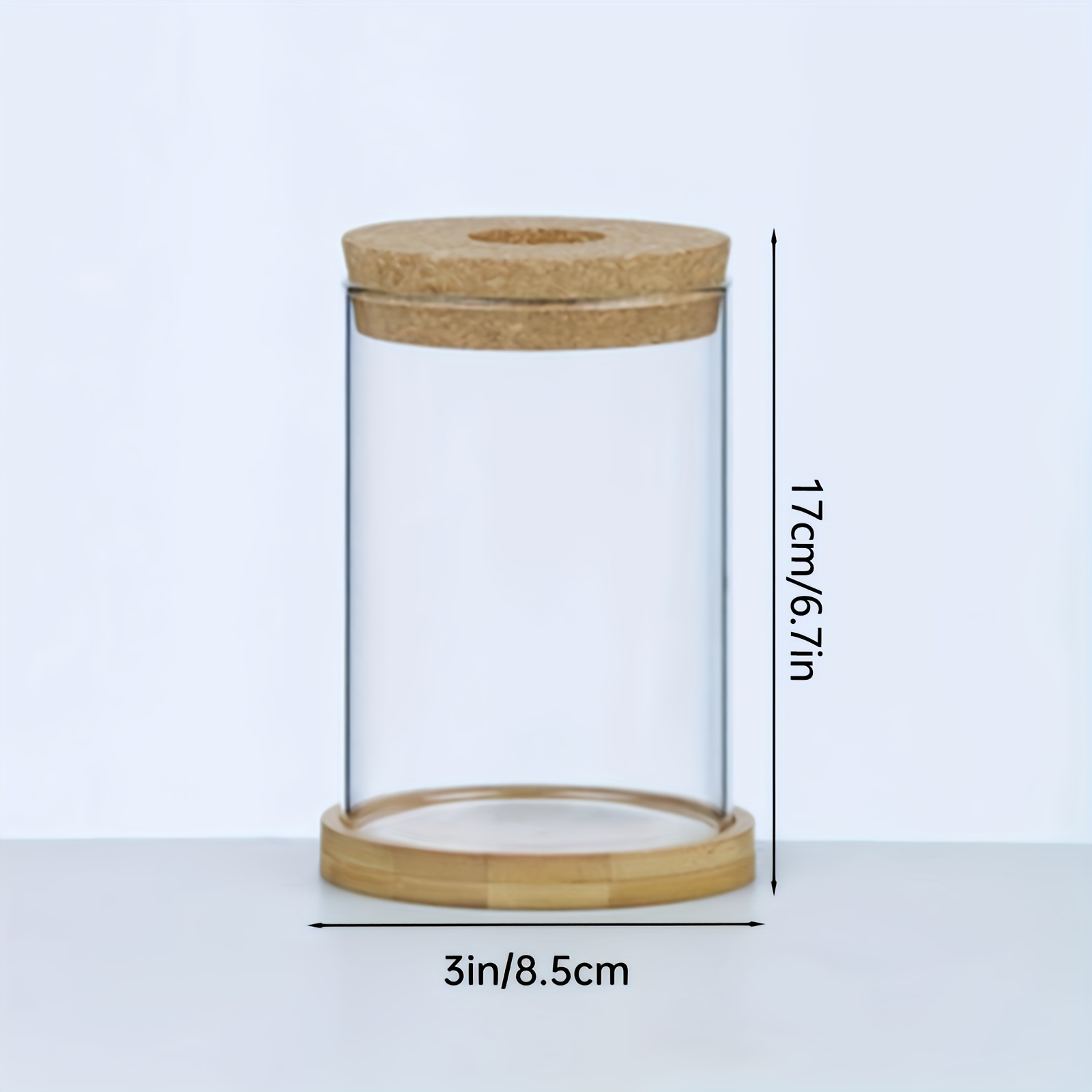 1pc Desktop Plant Terrarium Propagation Stations Tabletop Glass Planter