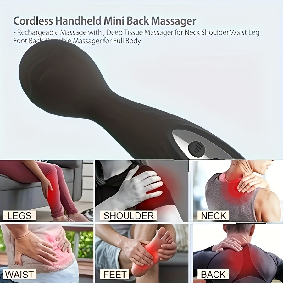 Wand Massager for Women, Rechargeable Handheld Massager for Neck Shoulder  Back