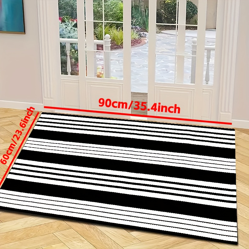 Solid Color Striped Door Mat Indoor Mat Floor Mat Indoor Rug - Temu