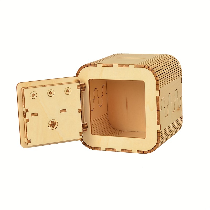 3d Wooden Puzzles Adults assembling Mechanical Password Safe - Temu