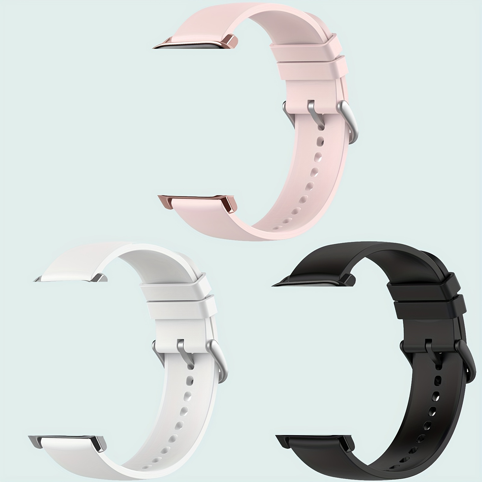 Silicone Watch Bands Compatible With Amazfit GTS, GTS 4, GTS 4 Mini, GTS 2  Mini, GTS 2, GTS 2e, GTS 3, Amazfit Bip, Bip 3, Bip 3 Pro, Bip U, Bip U
