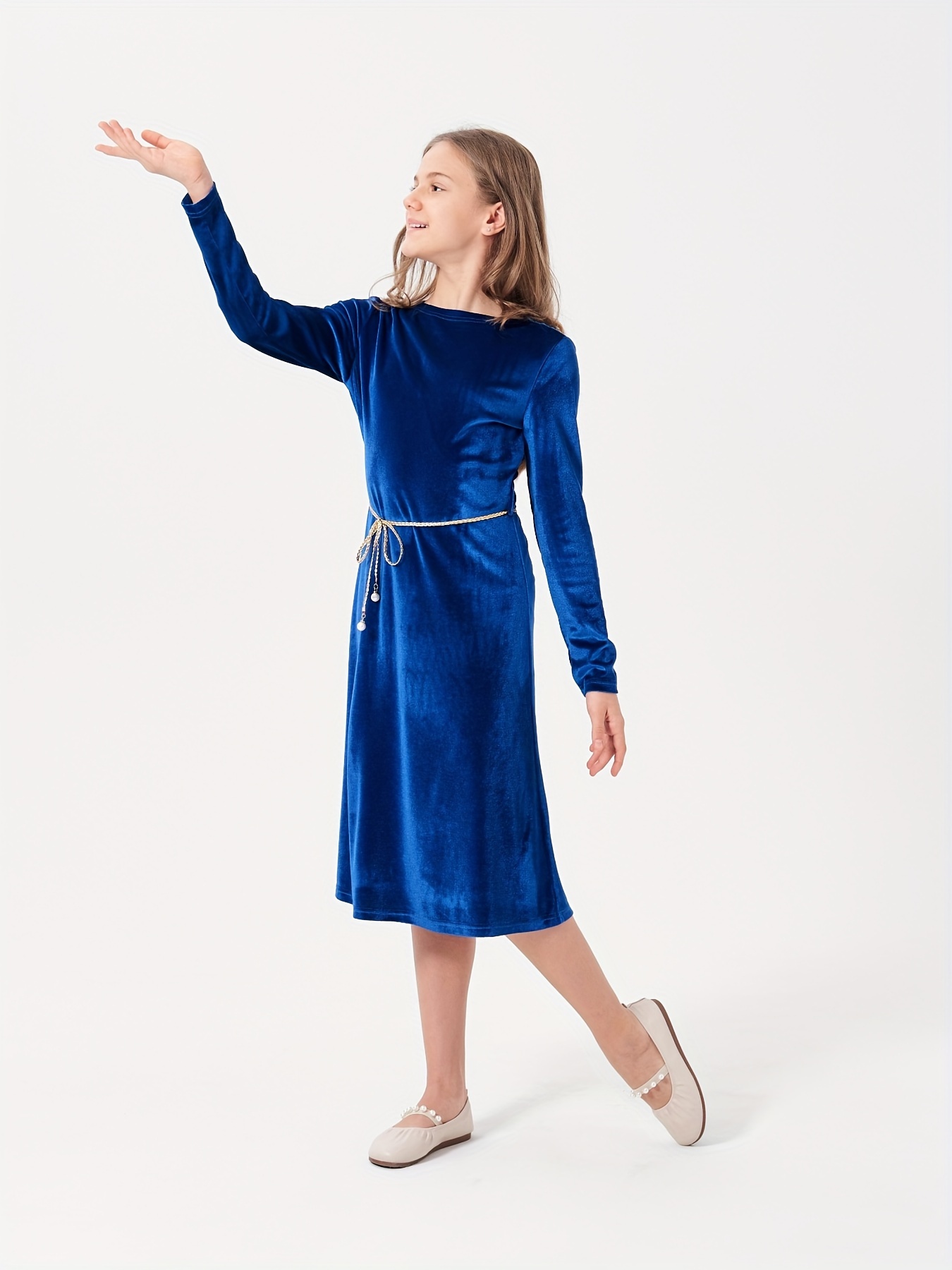 Zara blue clearance velvet dress