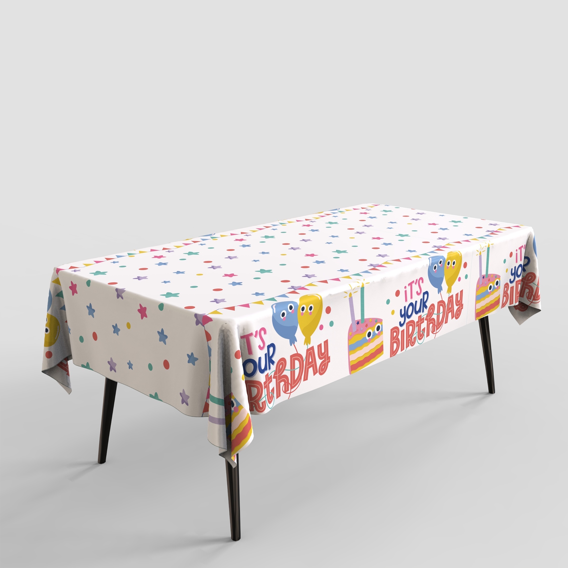 Pastel Rainbow Tablecloths Disposable Tablecloth Waterproof - Temu