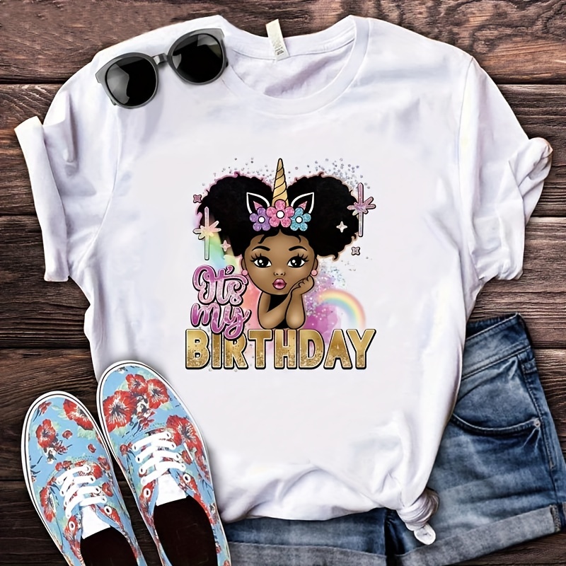 diy unicorn birthday shirt