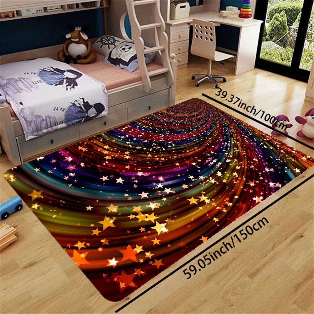 Polyester Multicolor Printed Floor Mats Kitchen Rugs & Mat Set for Kitchen,  Bedroom, Hotel