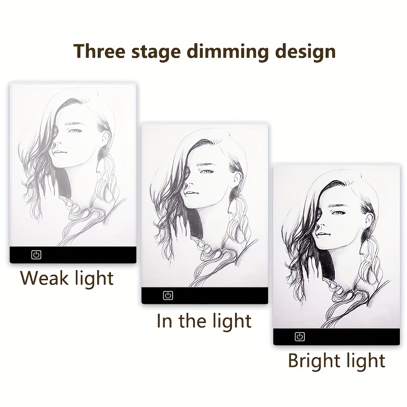 Led Drawing Copy Board Kids Toy to Draw 3 Level Dimmable Painting Tabl –  Easily Sidetracked