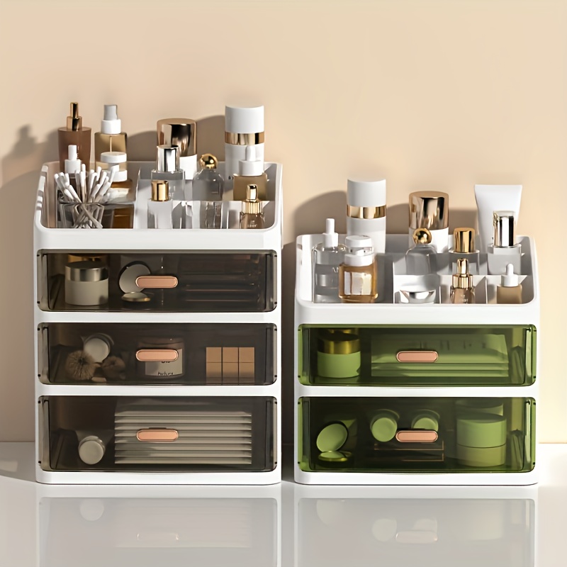 Multifunctional Three layer Cosmetics Storage Rack Drawer - Temu