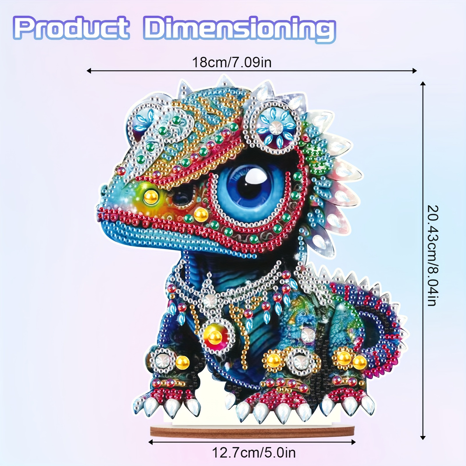 Cartoon Dinosaur Diamond Painting Desktop Decoration - Temu