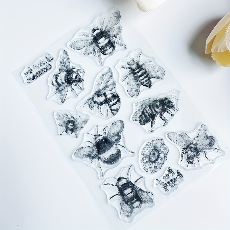 Transparent Rubber Seal Stamps Clear Silicone Stamps For Cards Making Diy  Scrapbooking Photo Journal Album Decoration Spider Insect T - Temu