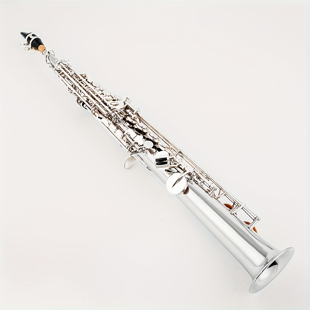 S54 Bb Soprano Saxophone B flat Curved Soprano - Temu