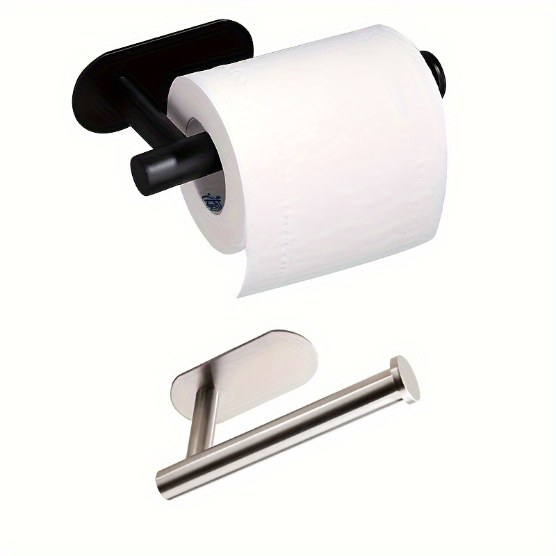  Portarrollos de papel higiénico Flying Pig para montaje en  pared, dispensador de papel higiénico adhesivo para baño, puede poner el  teléfono móvil (color blanco, tamaño: 8.9 x 6.7 x 4.7 in) 