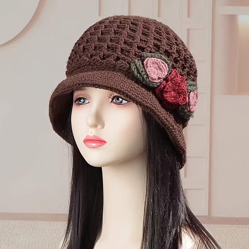 Sombrero Para Mujer Decorado - Calado - Nieve - Ref. 220728006