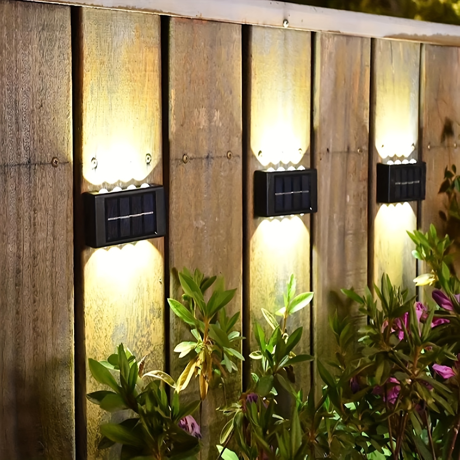 Lot de 16 Lampe de pont Solaire LED Imperméable lumière Extérieur jardin