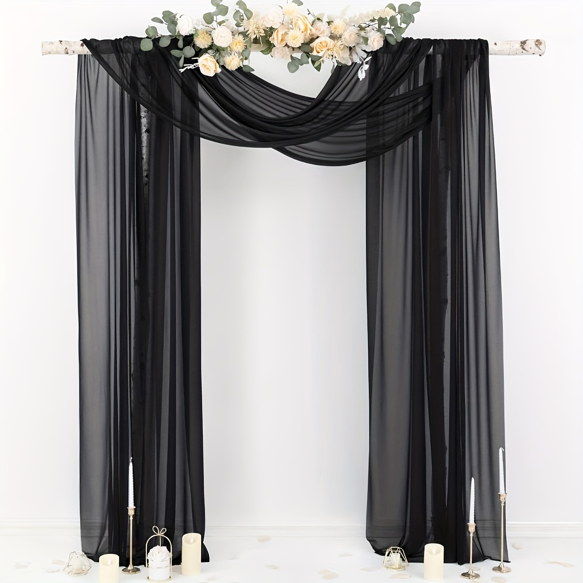 Reusable Arch Draping Fabric Curtain Drapery Scarves for Wedding