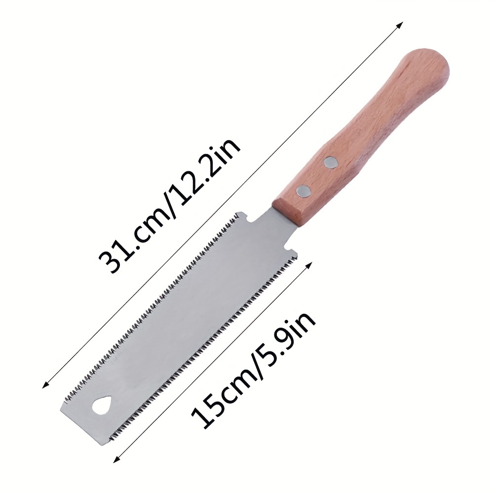 Sierra de mano, herramienta de sierra manual de 10 pulgadas, sierra de  corte de doble filo, sierra de hoja flexible, corte de madera, herramientas  de