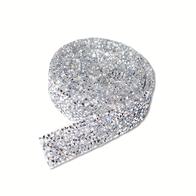 Dropwater Clear Ab Rhinestone Trim Plating Silvery - Temu