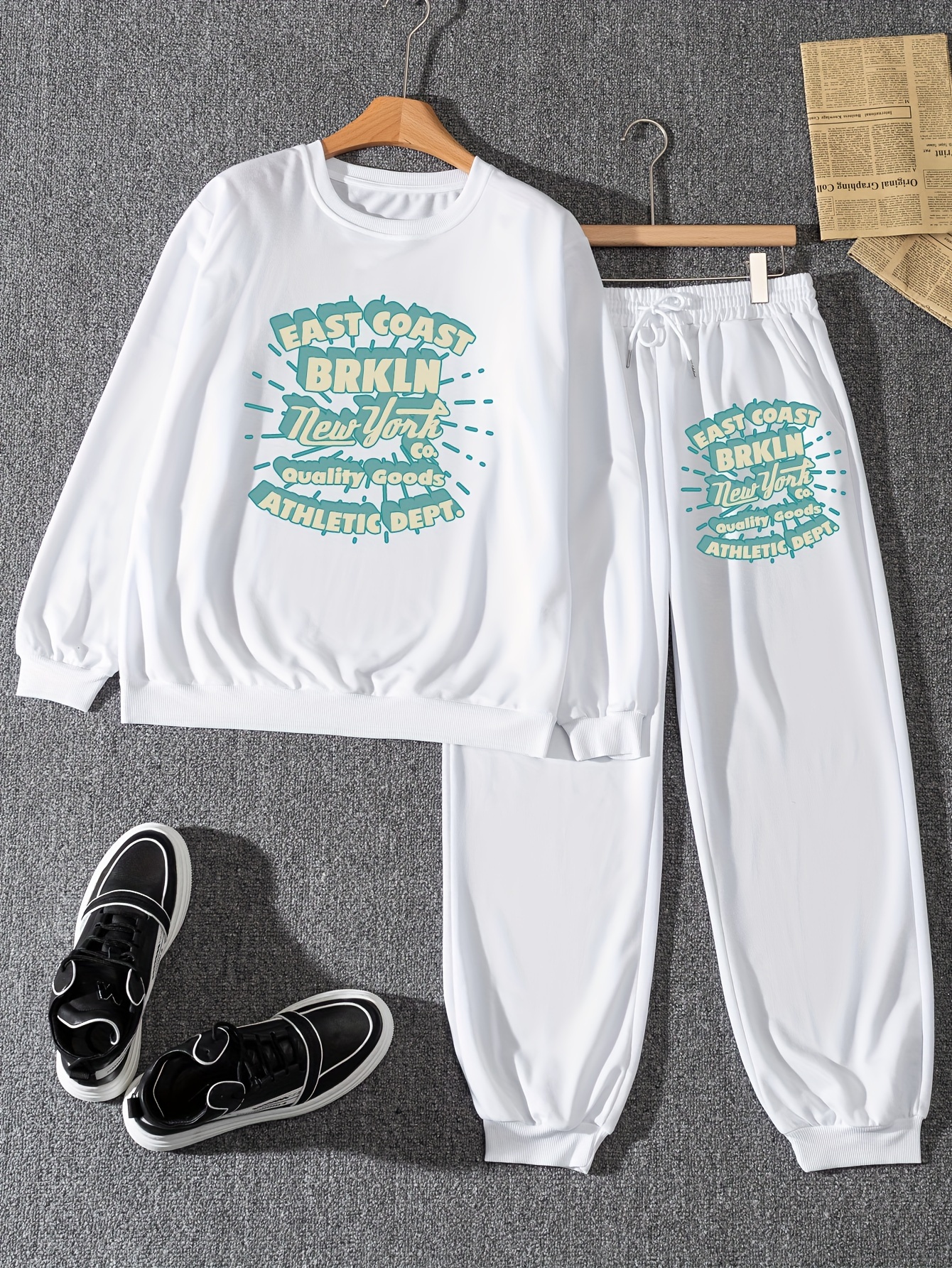 Camisa De Vestir De Manga Larga Para Hombre, Color Liso, Col | Meses