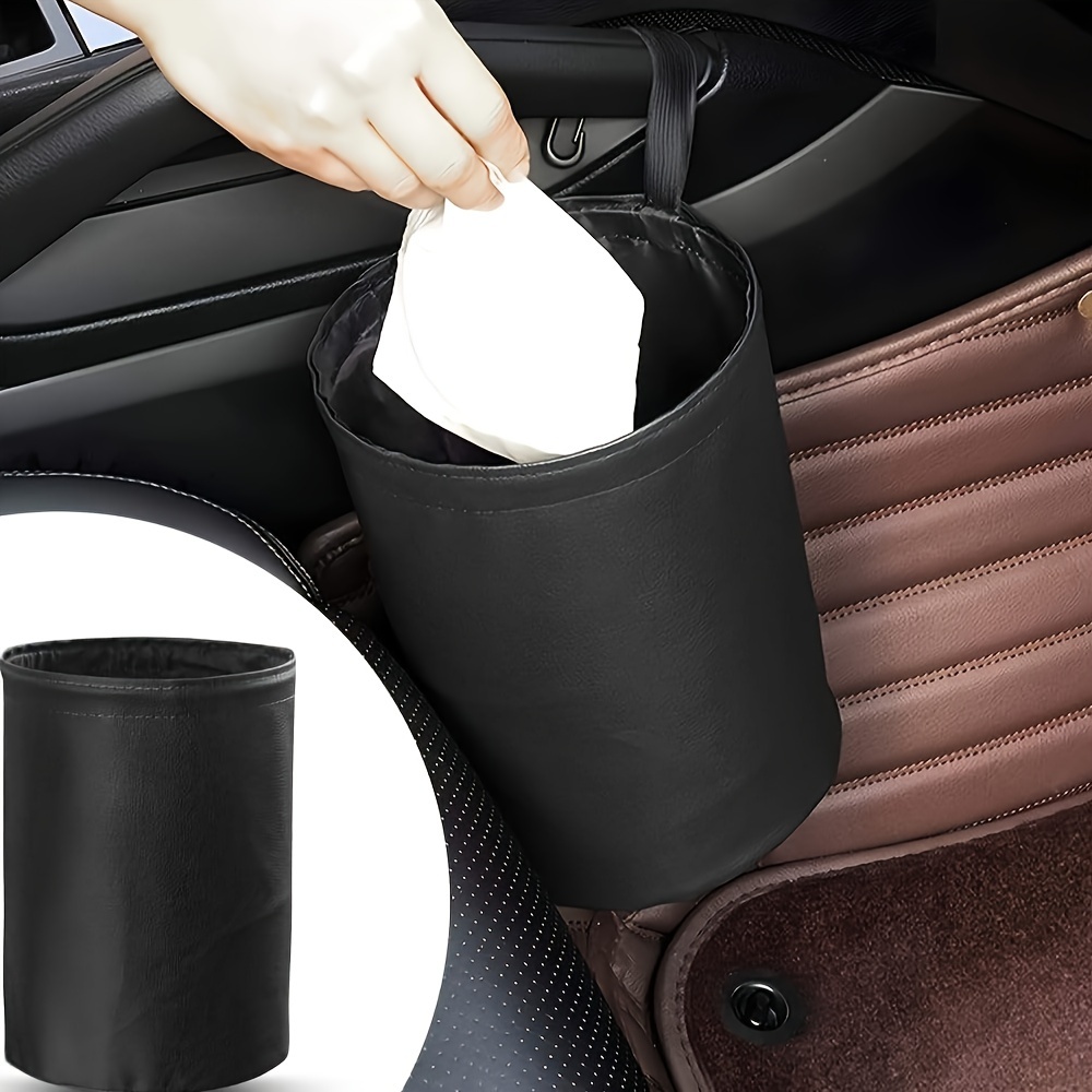 Waterproof Car Trash Bin with Lid Mini Hanging Dustbin Garbage Organizer  Pressing Trash Can Garbage Container Bin Vehicle Home Office Accessories –  the best products in the Joom Geek online store