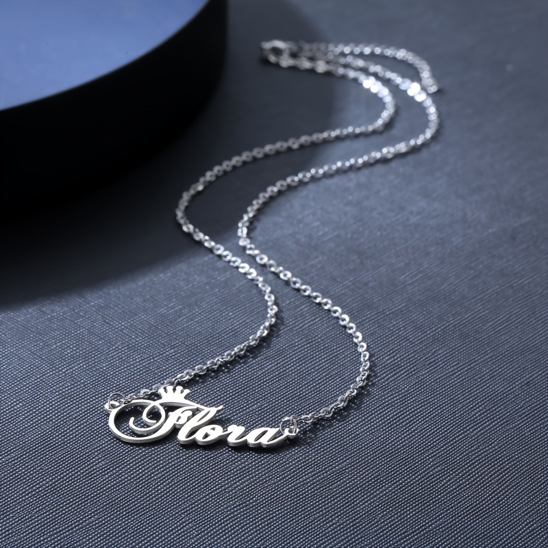 Pendant Necklaces New Personalized Initial Letter Necklace Women