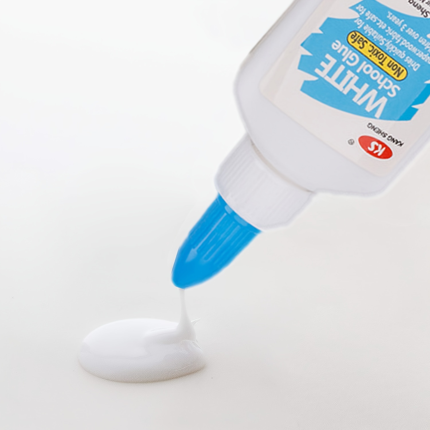 White Latex Glue 40ml Quick Dry School Glue Student Hand Adhesive Glue  Washable Cardboard Wood Glue Water-Soluble White Glue - AliExpress