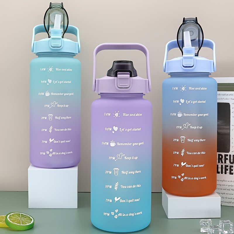 Just A Girl Who Loves Frog Motivational Water Bottles With Times To Drink &  Strainer, Leakproof Bpa Free Bottle With Time Marker For Fitness - Temu  Germany