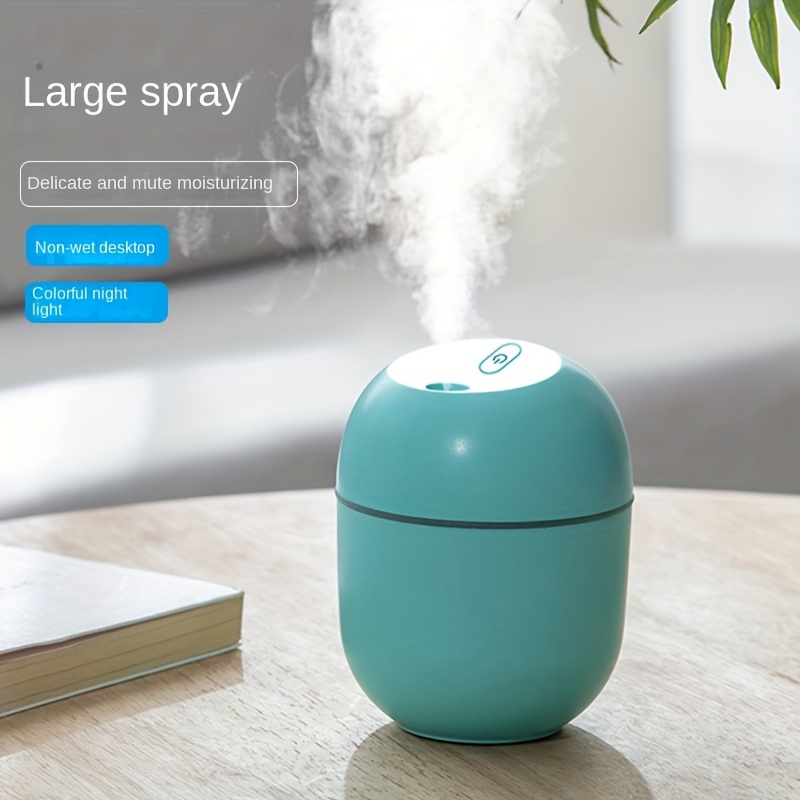 1pc New Desktop Air Humidifier With Led Night Light, Portable Usb