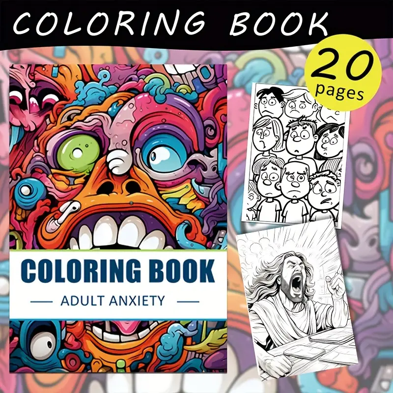 Adult Coloring Books For Anxiety Theme Coloring Book Adult - Temu United  Arab Emirates