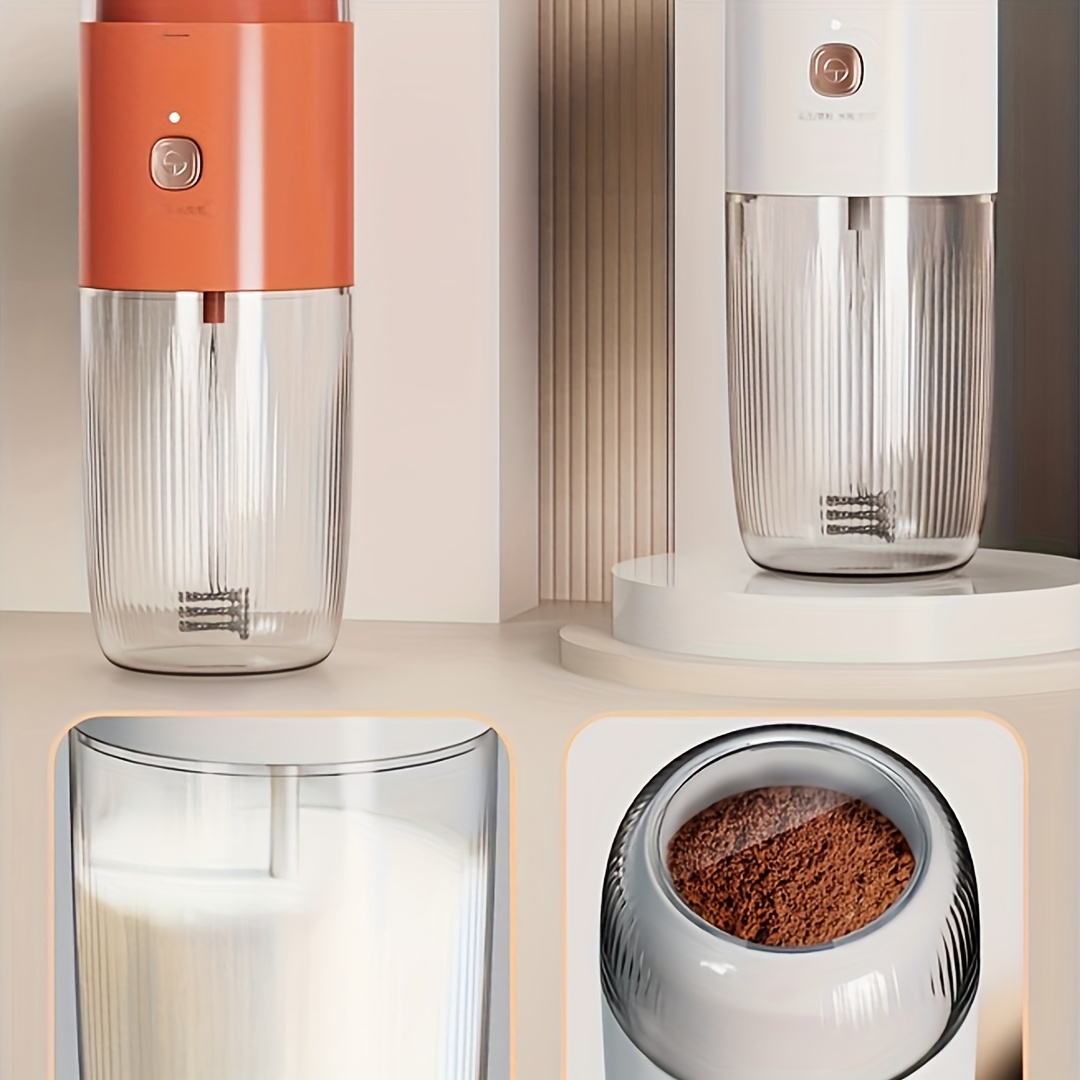 Electric Egg Beater Milk Drink Coffee Whisk Mixer Shaker Foamer Mini Handle  Stirrer Practical