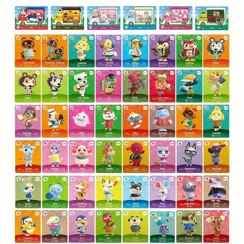 Más detalles de las cartas amiibo de Animal Crossing