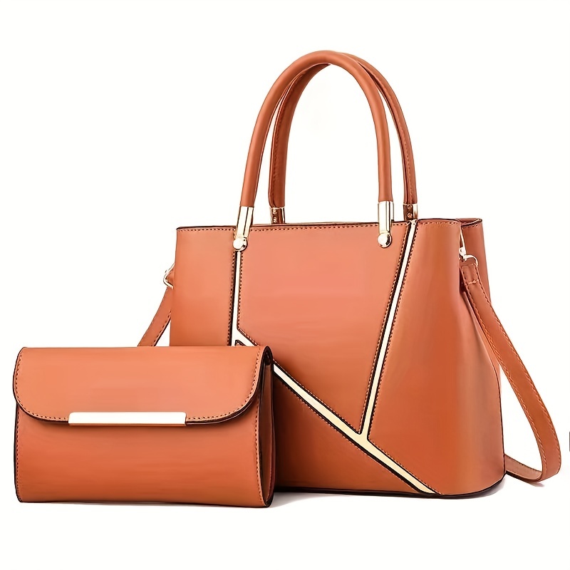 4 In 1 Handbag+shoulder Bag+purse+card Holder 4pcs/set Women Tassel Pu  Leather Bag Tote Bag Shoulder Bags Handbags Purse Set - Storage Bags -  AliExpress
