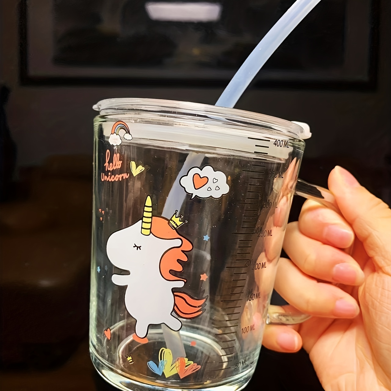Unicorn straw topper | CUPS N STUF