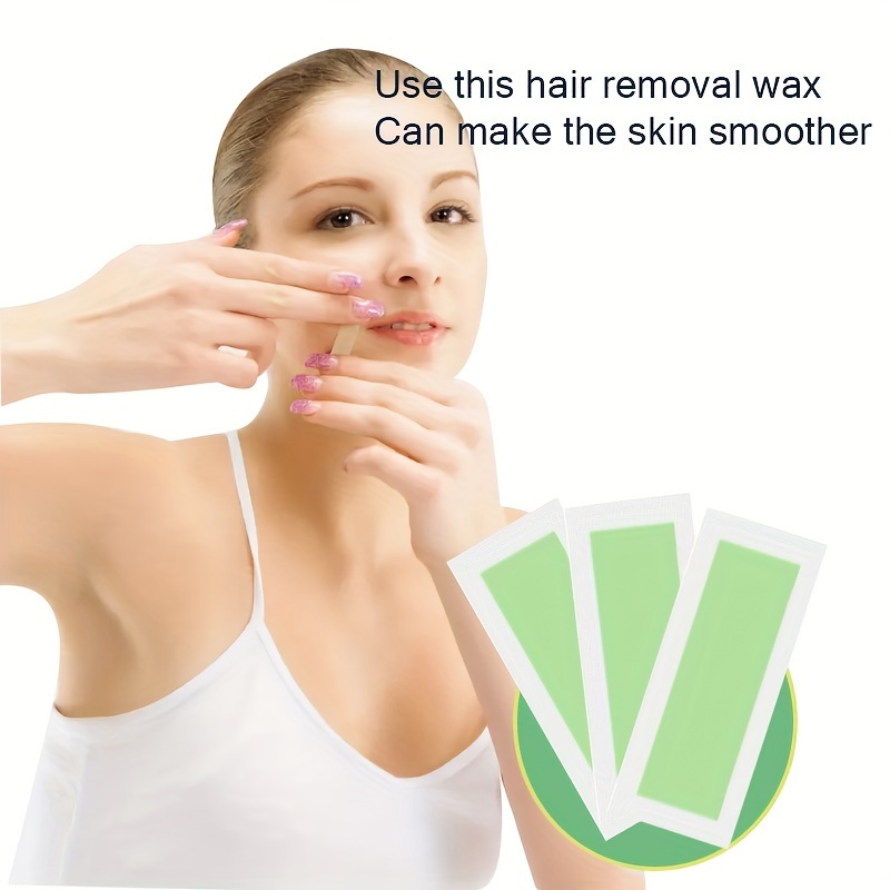 Facial Wax Strips 30 Conteos Tiras De Cera R pidas Y Temu