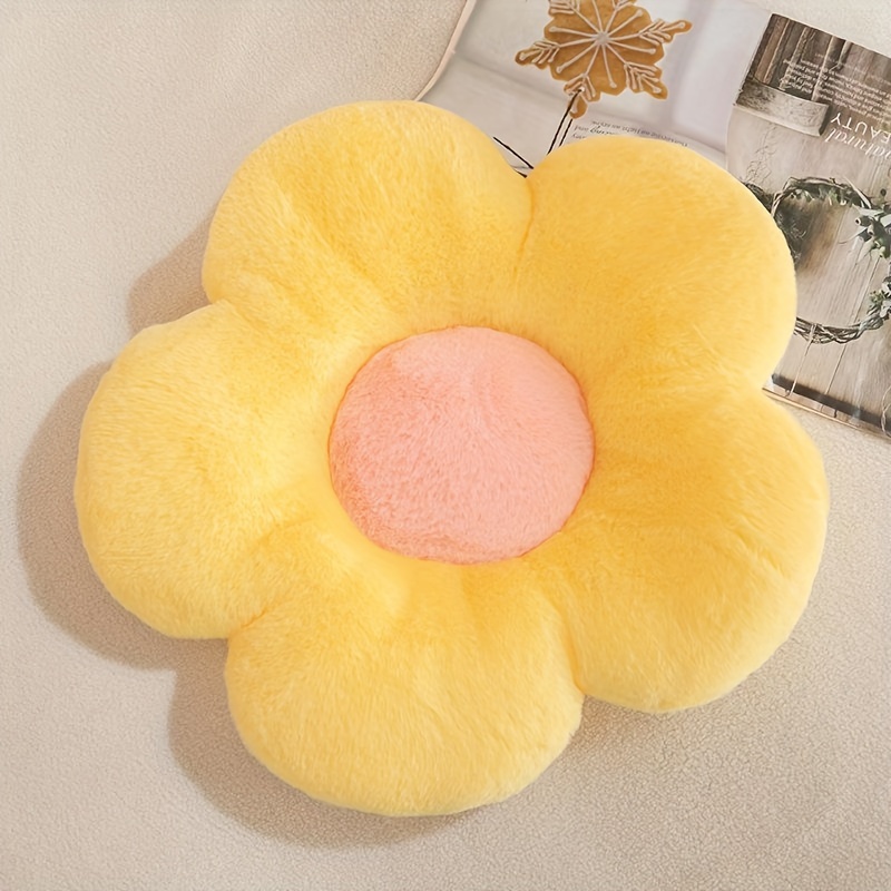 Flower Shaped Pillow Cute Comfy Floor Pillows Cushions Room - Temu