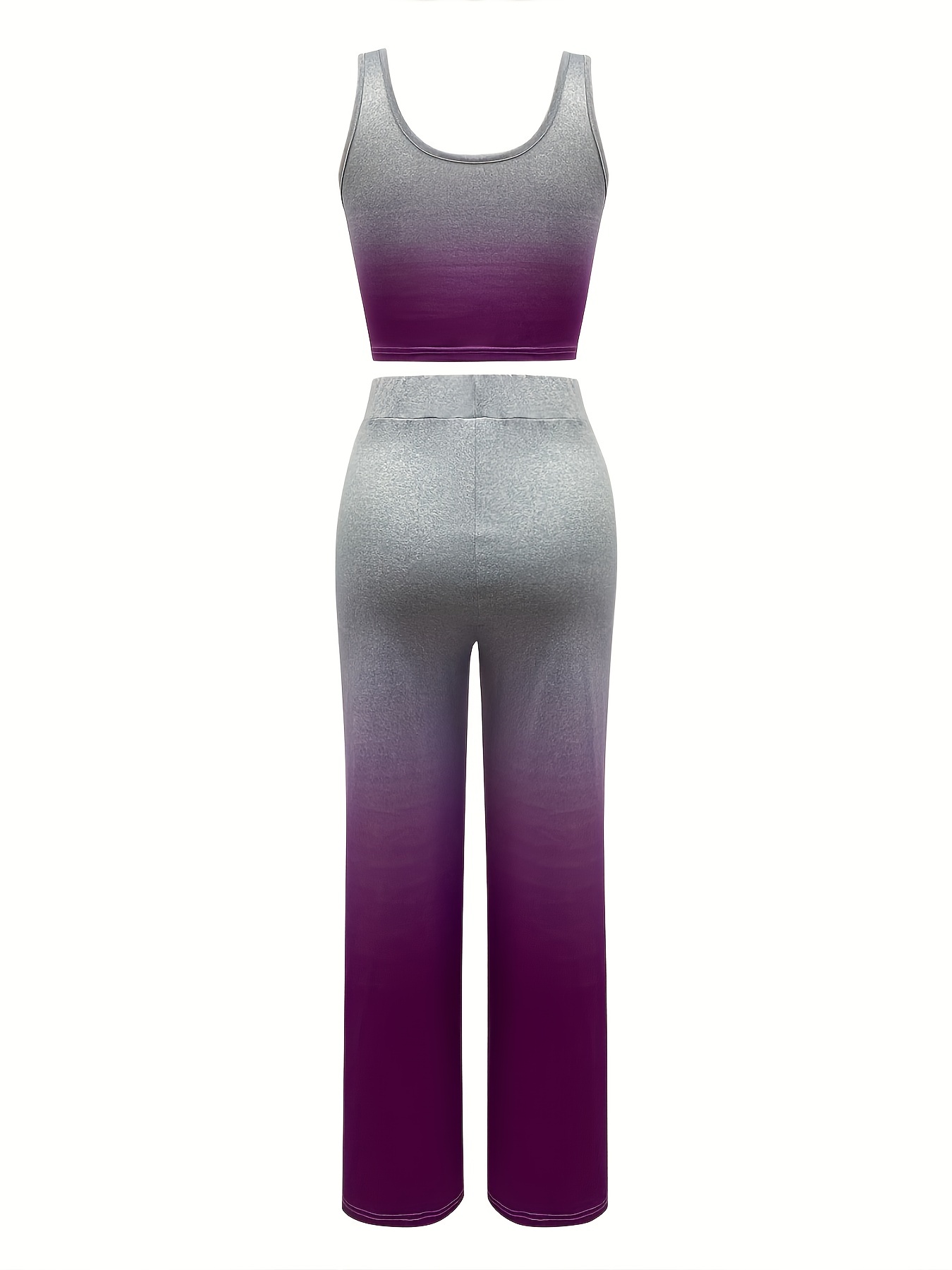 Sleeveless Tank Top & Wide Leg Pants Set for Women