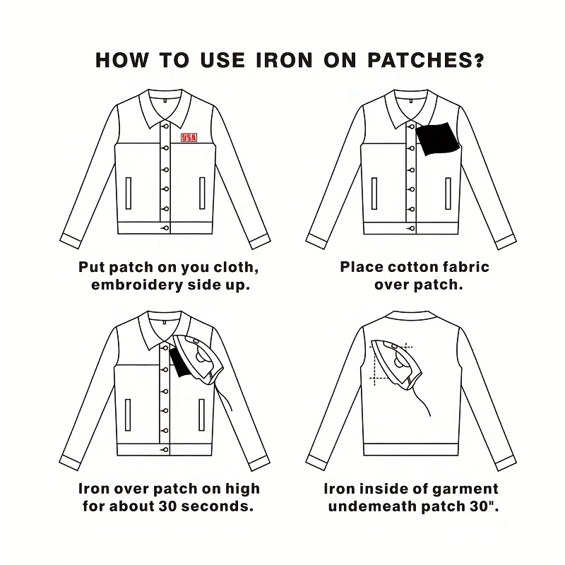 How to Use Iron on Patches on Clothing