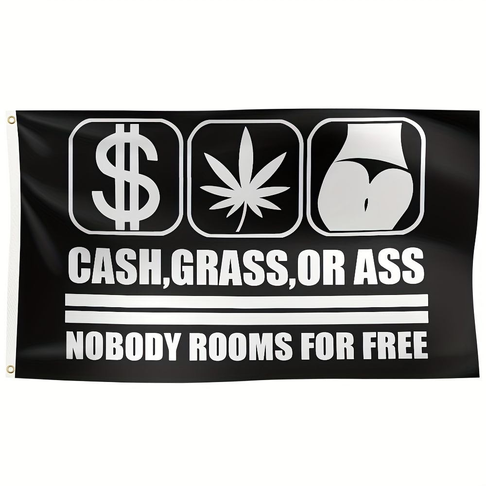 Titties & Beer That's Why I'm Here Funny Garden Flag 3x5 FT, double sided  with Grommets for College Dorm Indoor and Outdoor