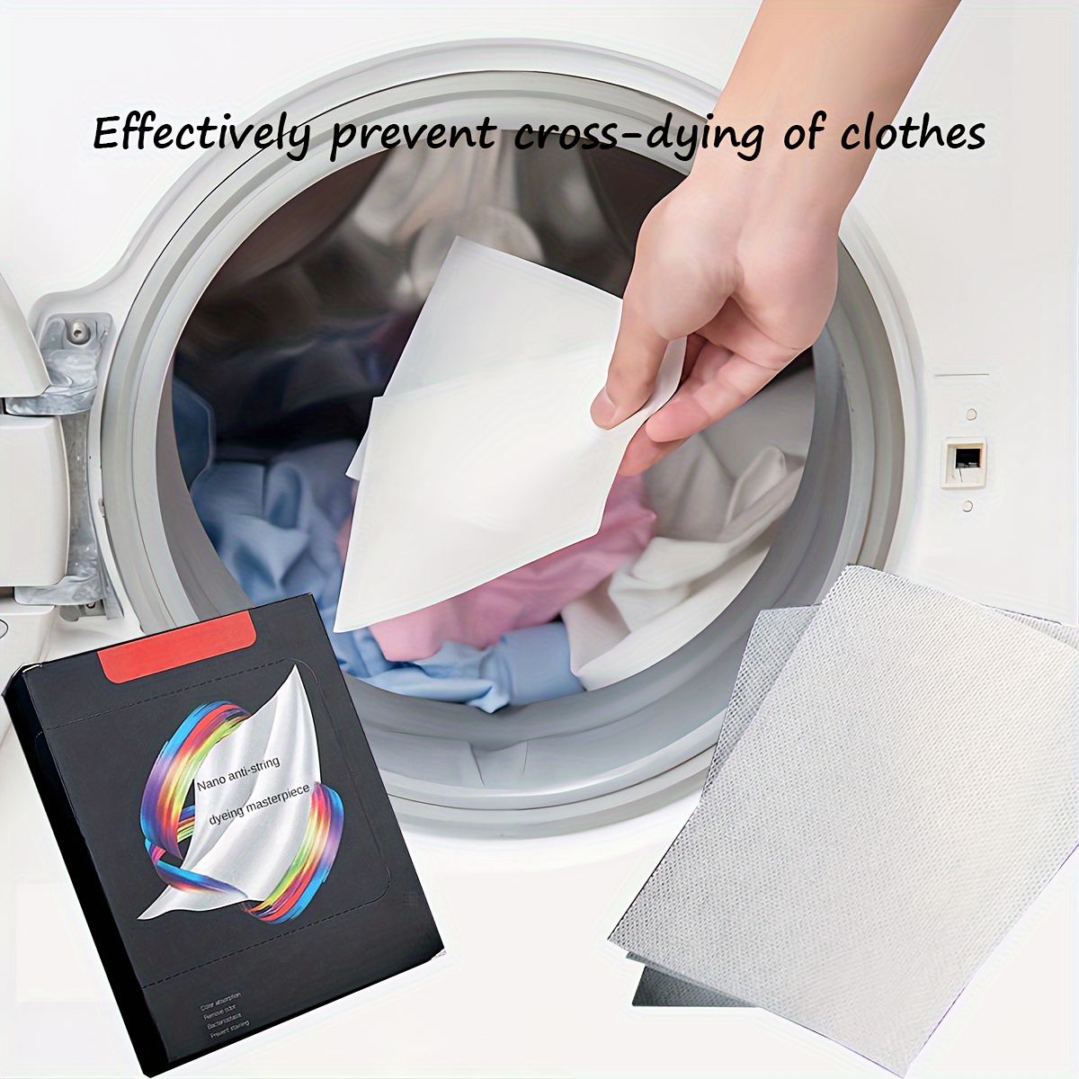 color catcher for laundry with anti