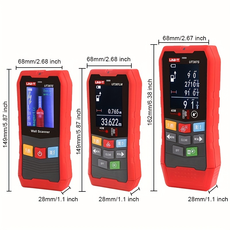 Escáner De Pared Con Sensor, Detector De Metales Con Sensor Eléctrico De  Corrección Automática, Para Tallos De Metal De Madera Tubos De Metal Cables  Vivos OTVIAP Wall Wire Detector