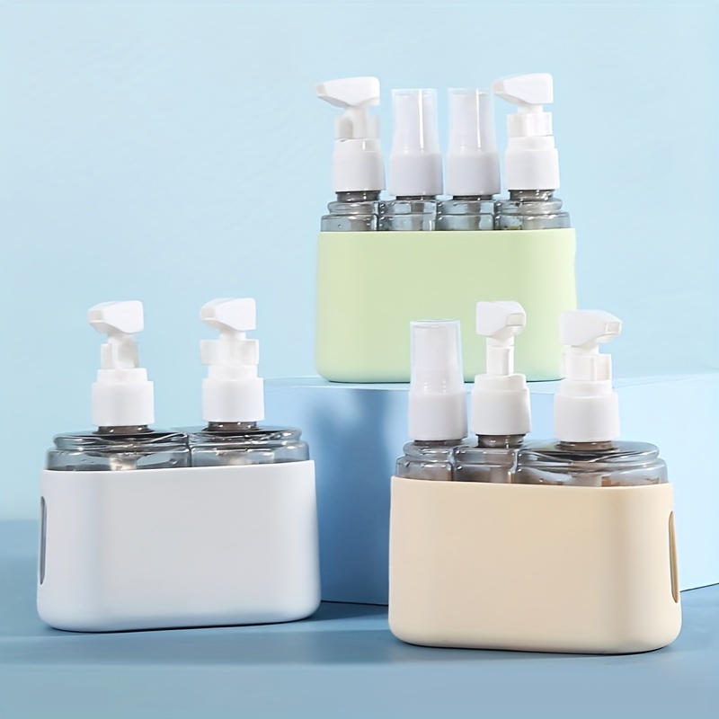 

Travel Bottles For Toiletries, 2/3/4 In 1 Travel Containers, Refillable, Portable, Spray Bottles And Pump Bottles For Creams, Perfumes And Shampoos