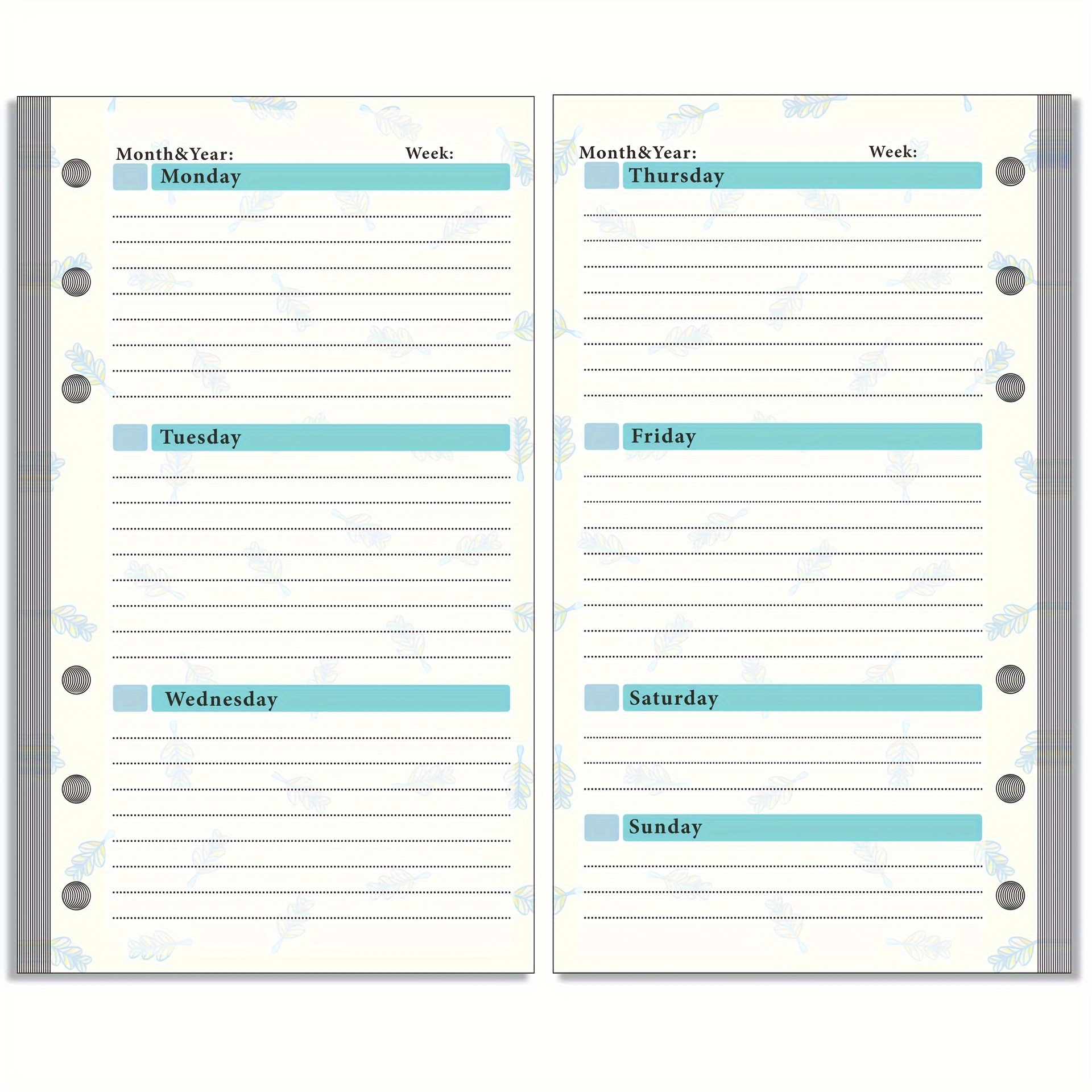 Budget System Refill, Classic Weekly Monthly A6 Planner Inserts Personal  Double Sided 6-ring Planner Refill For Binder Cover Budgeting Envelope  Wallet Bill Saving - Temu United Kingdom