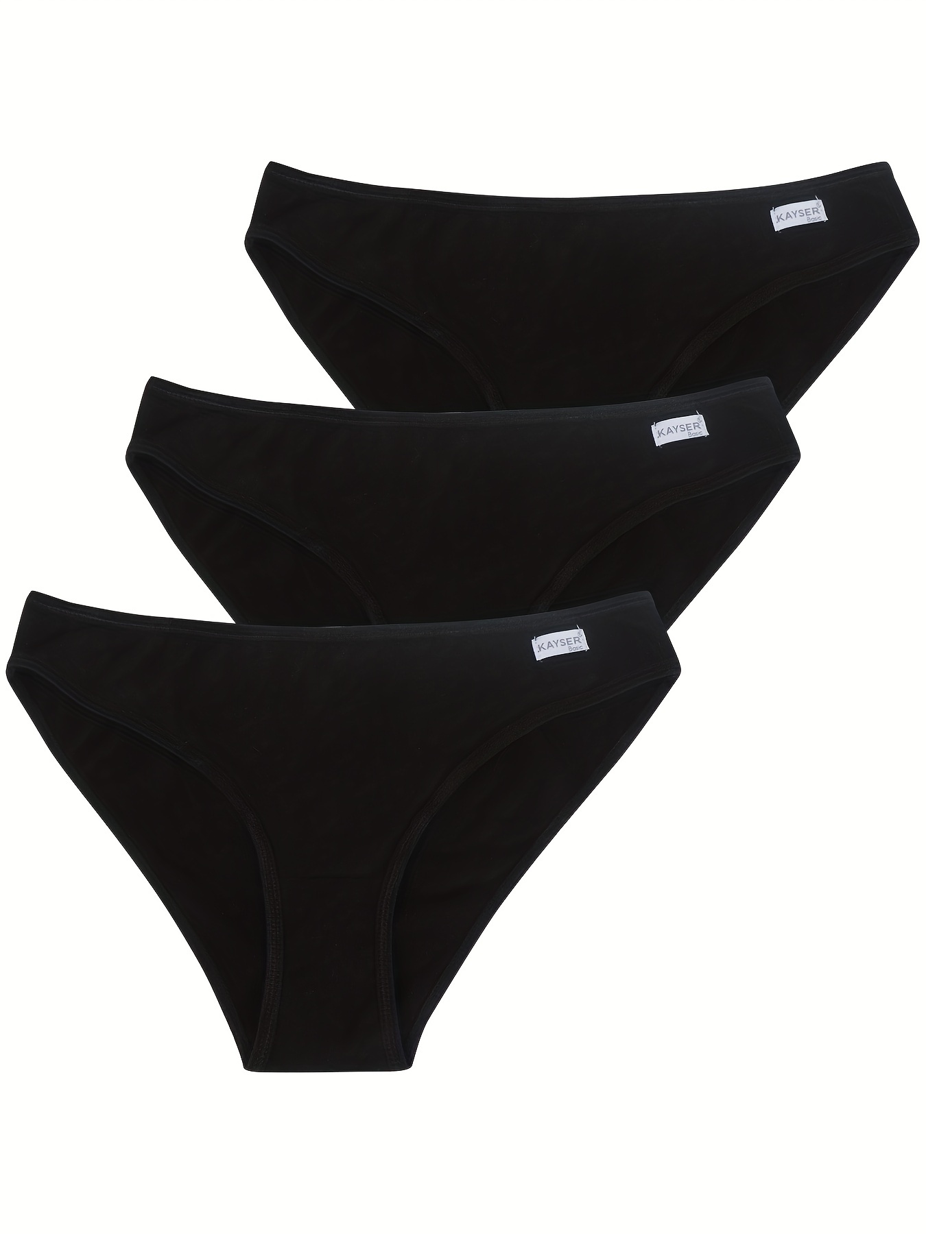 Simple Solid Bikini Panties Comfy Breathable - Temu