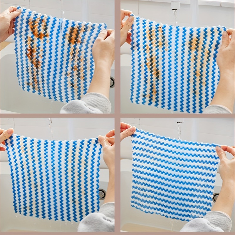 9.84in Quick-dry Towel Dual-use Dishwashing Cloth