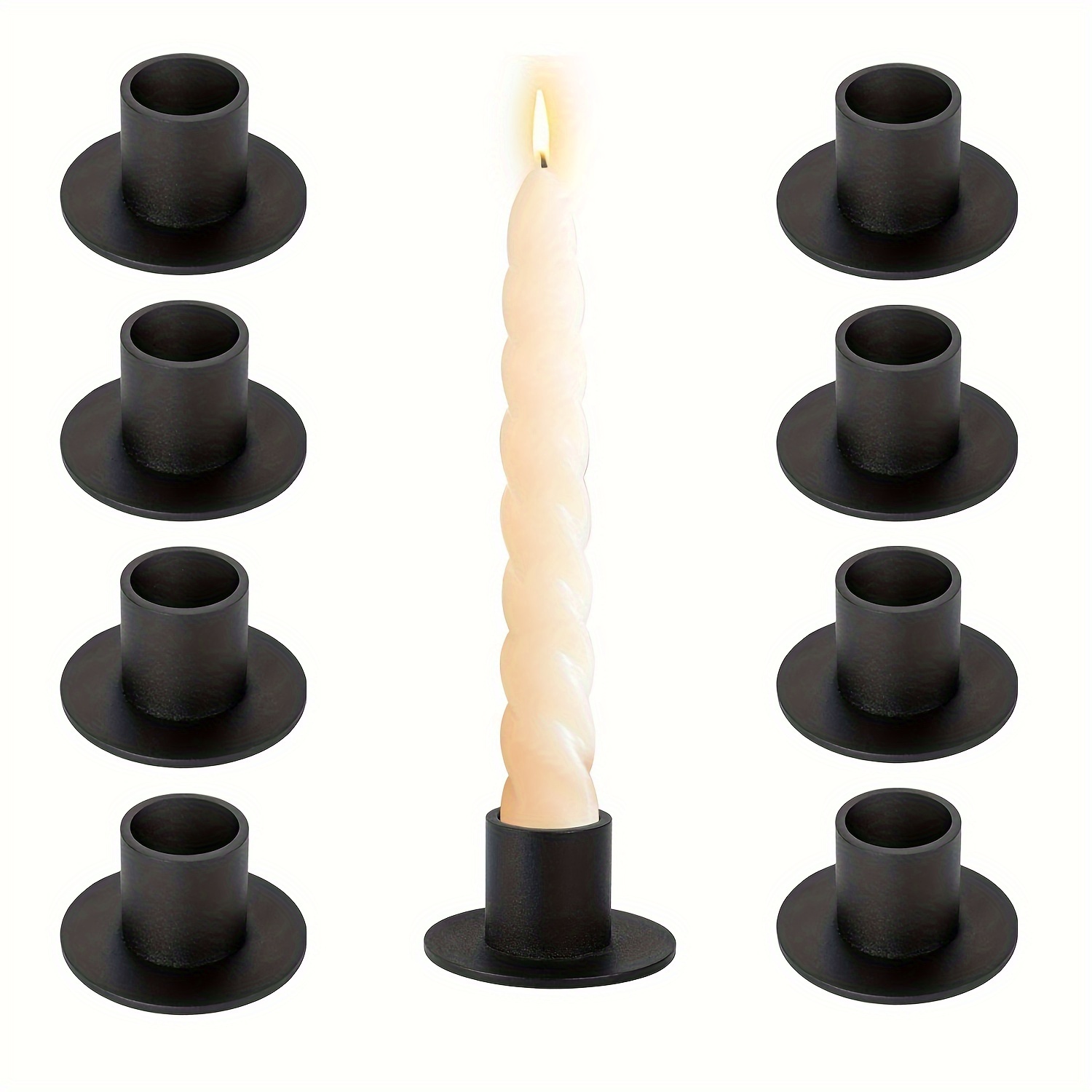 Set Portacandele In Vetro Per Cene A Lume Di Candela, Matrimoni, Hotel,  Ristoranti, Decorazioni Per Feste Di Compleanno. Set Di 3 Bicchieri Per  Candele Senza Fumo (candele Non Incluse)