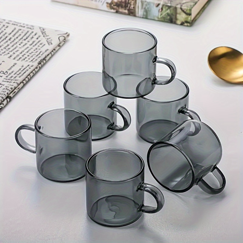 Espresso Cups, Glass Espresso Cups, Small Coffee Cups With Handles, For Hot  Or Cold Lattes, Teas, Gifts For Espresso Lovers, Microwave Dishwasher Safe,  - Temu