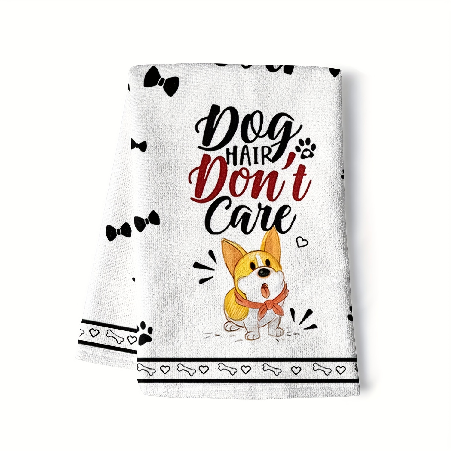 Corgi Pattern Dish Towels Funny Kitchen Towels Soft - Temu