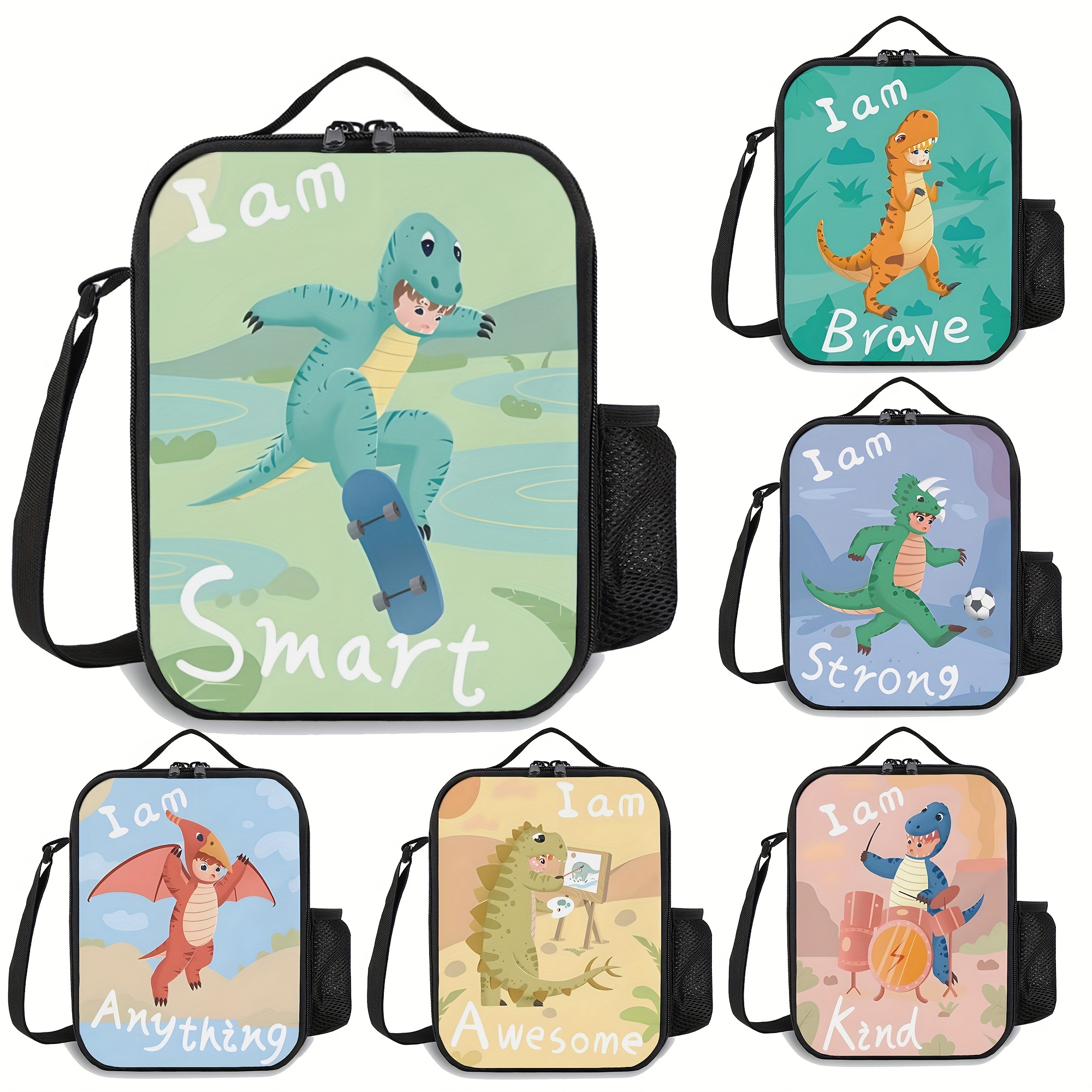 Cartoon Cute Animal Insulation Lunch Box Bag - New - Dinosaur