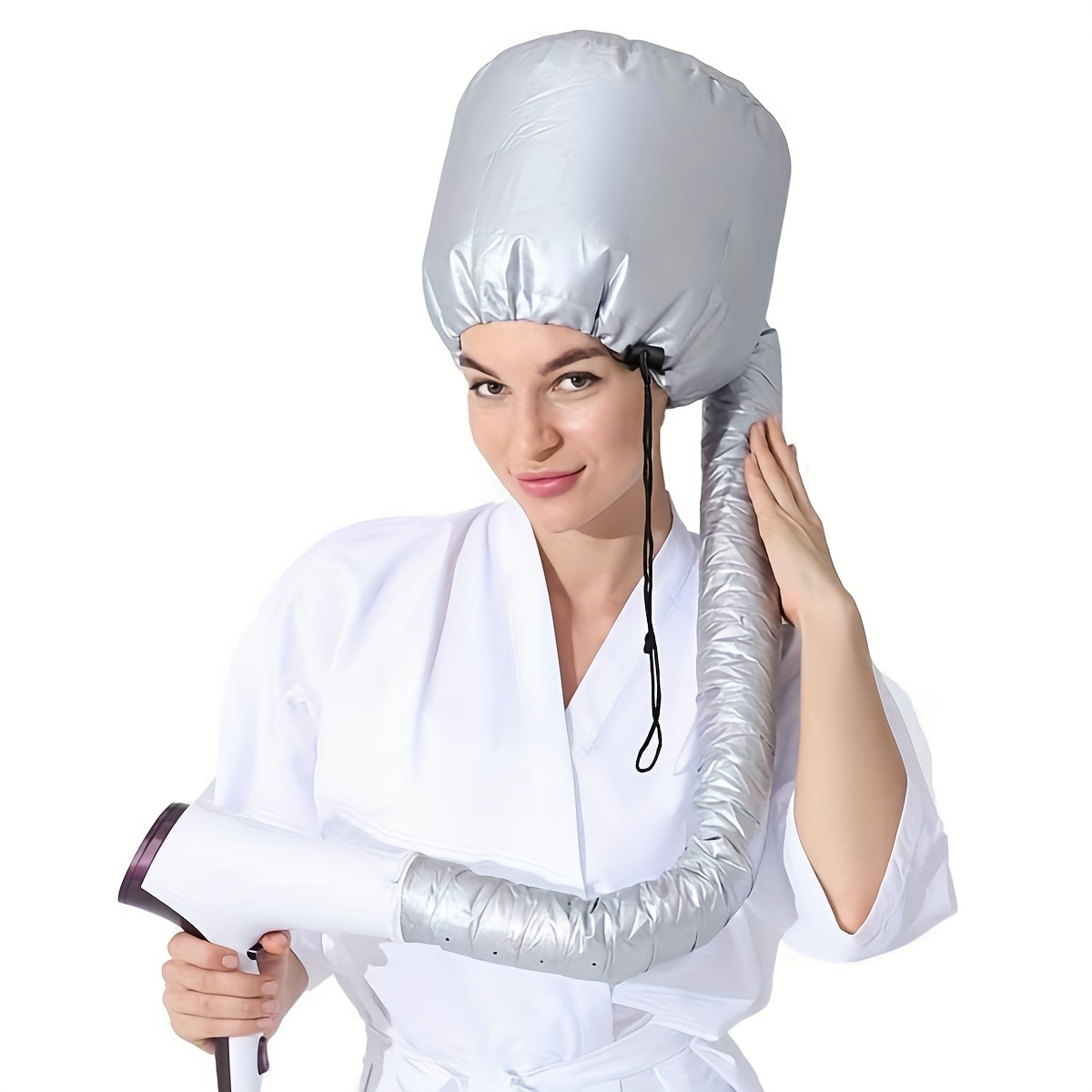 

Hair Dryer Bonnet Adjustable Soft Hood Hair Drying Hood For Hair Styling, Curling, Deep Conditioning Portable Hair Dryer Fits All Head Hair Sizes