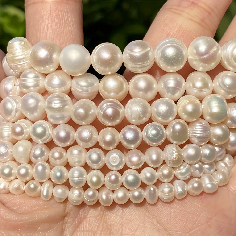 DIY Elegant White Beads Bracelet