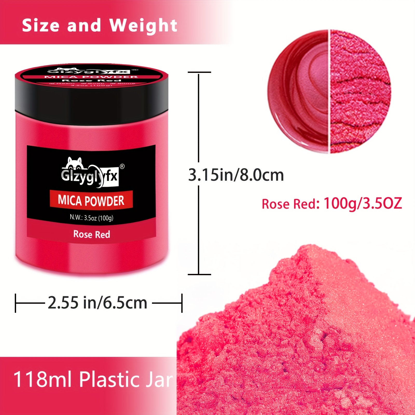  Fantastory Mica Powder for Epoxy Resin, 32 Colors(0.35oz/10g)  Cosmetic Grade Pigment Powder, Incl. 6 Jars Glitter Mica Powders for Candle  Making, Car Freshies, Soap, Bath Bomb, Crafts, Slime